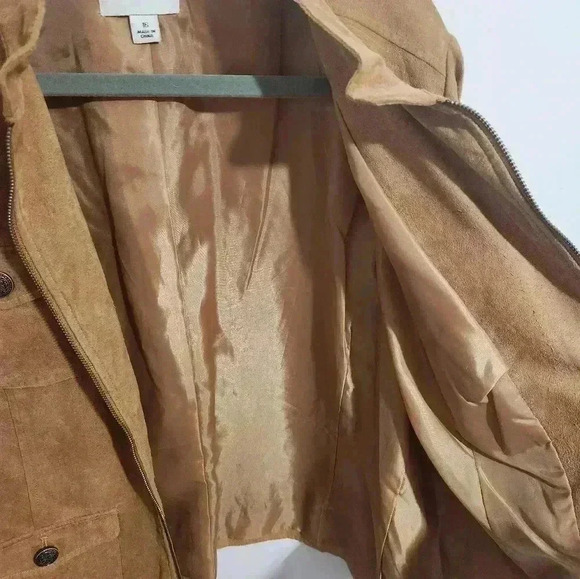 Studio Works Suede like jacket, size 16 - Picture 5 of 10